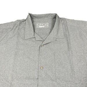 GameGuard Mesquite Camp Shirt 4XL Green Short Sleeve Fishing Button Up Outdoor